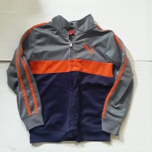 2 for 20 Pumas boy gray and orange jacket